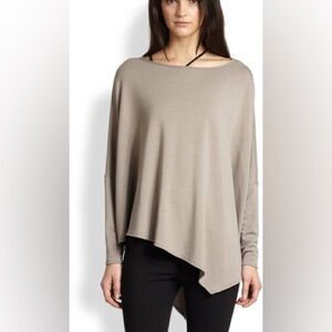 HELMUT LANG Drop shoulder long sleeve asymmetrical. Size S